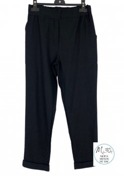 Md - 6115 Pantalones Bengalina ( Negro, Tejano)